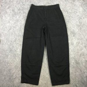 Everlane Jeans 2 26 Relaxed Fit High Rise Straight Crop Oversized Solid Black